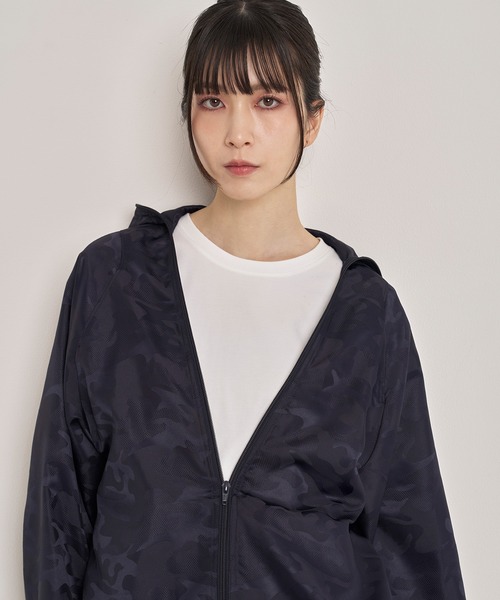 Nora Lily(ノラリリー)の「【Nora Lily】Shadow Camouflage Pattern Blouson(ナイロンジャケット・メンズ・カーキ/ホワイト/ネイビー・FREE)」の20枚目の写真