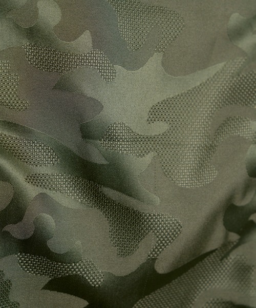 Nora Lily(ノラリリー)の「【Nora Lily】Shadow Camouflage Pattern Blouson(ナイロンジャケット・メンズ・カーキ/ホワイト/ネイビー・FREE)」の16枚目の写真