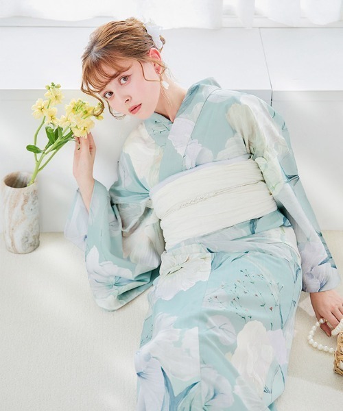 浴衣 浴衣3点セット（浴衣/帯/下駄） sugar nine 浴衣 浴衣3点セット（浴衣・帯・下駄） レディース