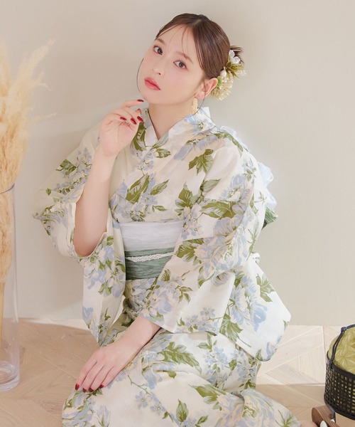 浴衣3点セット（浴衣・帯・下駄）（浴衣）｜sugar nine（シュガー