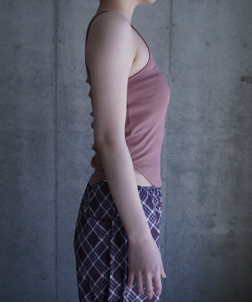 G.V.G.V.（ジーヴィージーヴィー）の「G.V.G.V RIB TANK TOP（タンクトップ・レディース・キャメル/ローズ・FREE）」の13枚目の写真