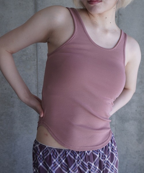 G.V.G.V.（ジーヴィージーヴィー）の「G.V.G.V RIB TANK TOP（タンクトップ・レディース・キャメル/ローズ・FREE）」の11枚目の写真