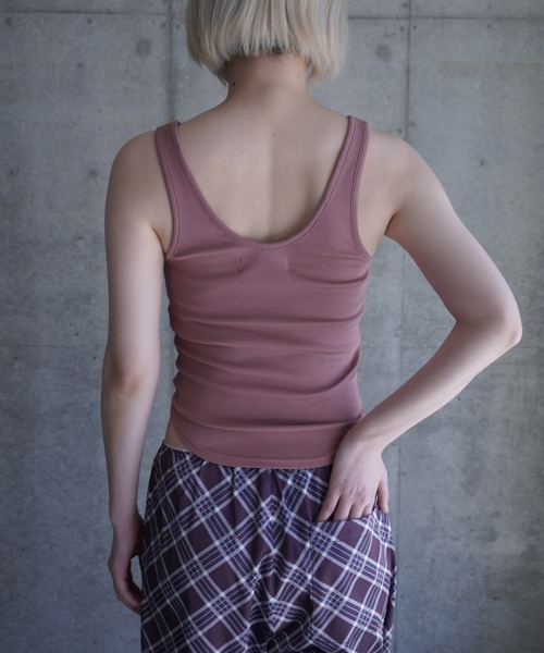 G.V.G.V.（ジーヴィージーヴィー）の「G.V.G.V RIB TANK TOP（タンクトップ・レディース・キャメル/ローズ・FREE）」の14枚目の写真