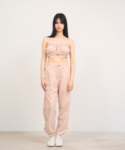 Nora Lily elle(ノラリリーエル)の「【Nora Lily】「elle」Shirring Bare Top(その他トップス・レディース・ベビーピンク/ブルーグレー/ブラック・FREE)」の18枚目の写真