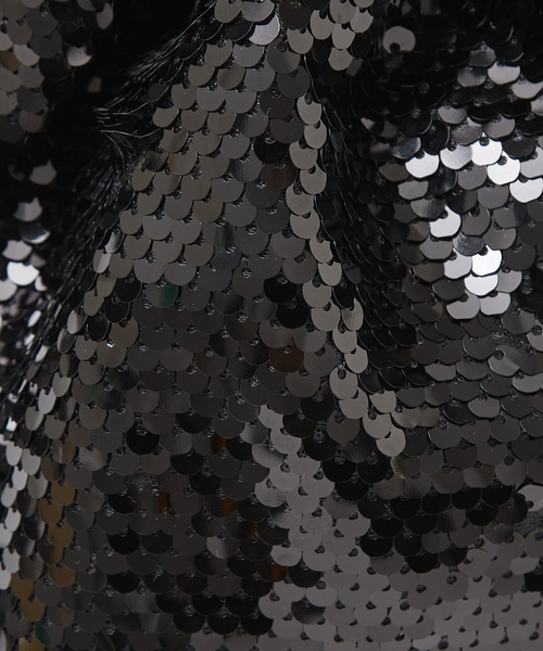 soeur（スール）の「SOEUR/スパンコールショルダーバッグ/スパンコールバッグ（ショルダーバッグ・レディース・チャコールグレー/シルバー/ブラック・フリー）」の13枚目の写真