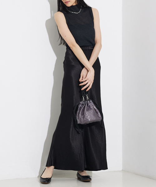 soeur（スール）の「SOEUR/スパンコールショルダーバッグ/スパンコールバッグ（ショルダーバッグ・レディース・チャコールグレー/シルバー/ブラック・フリー）」の18枚目の写真