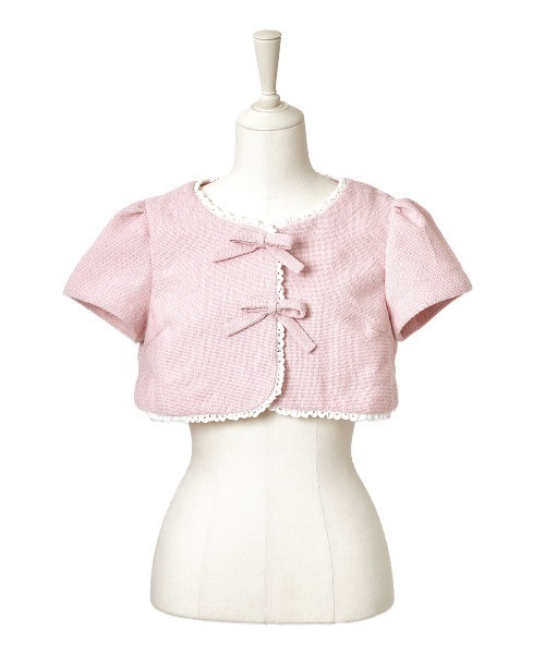カーディガン Dear classy Girl tweed ボレロ レディース Dear classy Girl tweed ボレロ（カーディガン/ボレロ）｜mellfy