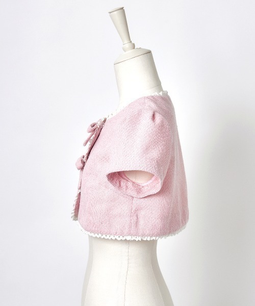 カーディガン Dear classy Girl tweed ボレロ レディース Dear classy Girl tweed ボレロ（カーディガン/ボレロ）｜mellfy
