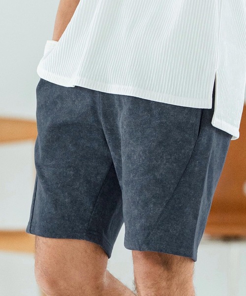 Magine(マージン)の「mp13469-Pigment-dyed Sweat Fabric Short Pants ショートパンツ(その他パンツ・メンズ・ブラック/カーキ/グリーン/ネイビー・44/46/48)」の20枚目の写真