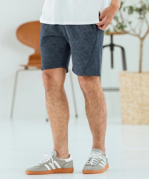 Magine(マージン)の「mp13469-Pigment-dyed Sweat Fabric Short Pants ショートパンツ(その他パンツ・メンズ・ブラック/カーキ/グリーン/ネイビー・44/46/48)」の19枚目の写真