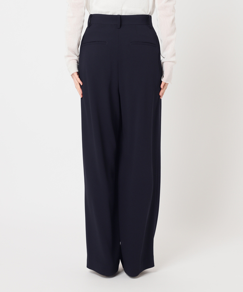 plage スラックス パンツ Georgette Tuck レディース : ZOZOTOWN