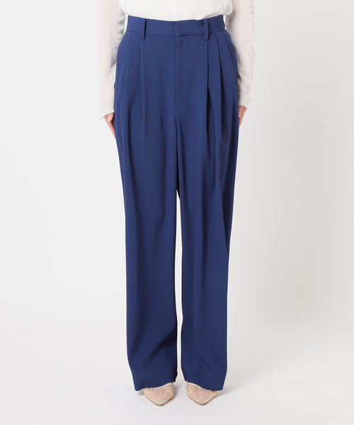 Plage Georgette Tuckパンツ 34 セール】Georgette Tuck パンツ（スラックス）｜Plage