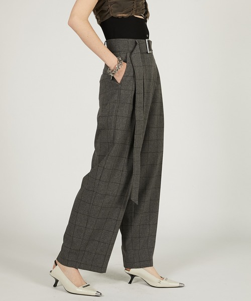 PRANK PROJECT（プランクプロジェクト）の「アシメタックワイドテーパードパンツ / Asymmetric Wide Tapered Pants（その他パンツ・レディース・マルチ/ブラック・36/38）」の10枚目の写真