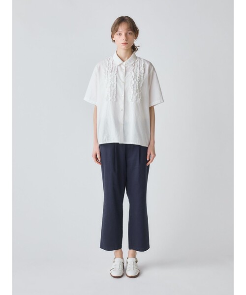 未使用 極美品 マディソンブルー モヘア混メランジツイードパンツ 01 jelado_west | 〜The 2Monkeysの看板アイテム〜 山本 173cm 60kg