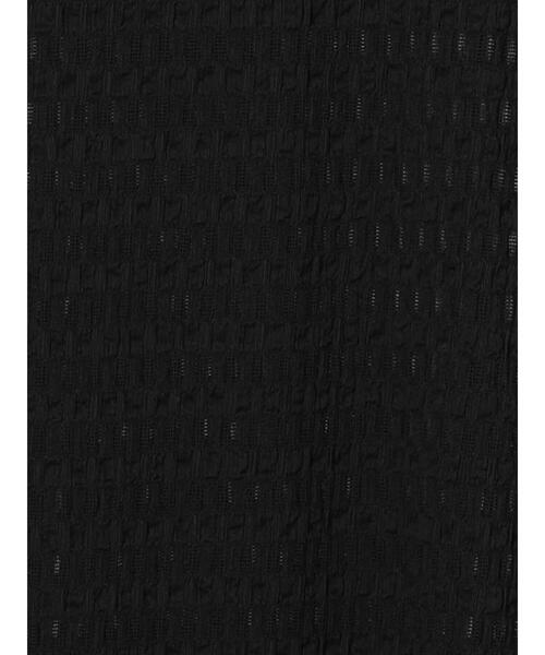 Lugnoncure（ルノンキュール）の「半袖ふくれカットワンピース（ワンピース・レディース・ブラック/オフホワイト・F）」の14枚目の写真