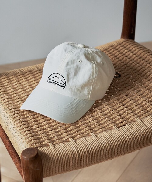 coen（コーエン）の「【C.mt】ナイロンロゴキャップ（キャップ・レディース・オフホワイト/ブラック/オリーブ/ベージュ・FREE）」の2枚目の写真