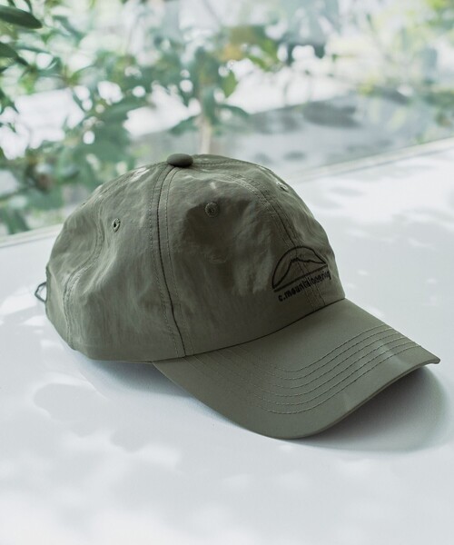 coen（コーエン）の「【C.mt】ナイロンロゴキャップ（キャップ・レディース・オフホワイト/ブラック/オリーブ/ベージュ・FREE）」の4枚目の写真