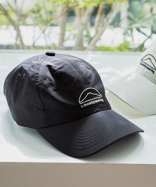 coen（コーエン）の「【C.mt】ナイロンロゴキャップ（キャップ・レディース・オフホワイト/ブラック/オリーブ/ベージュ・FREE）」の3枚目の写真