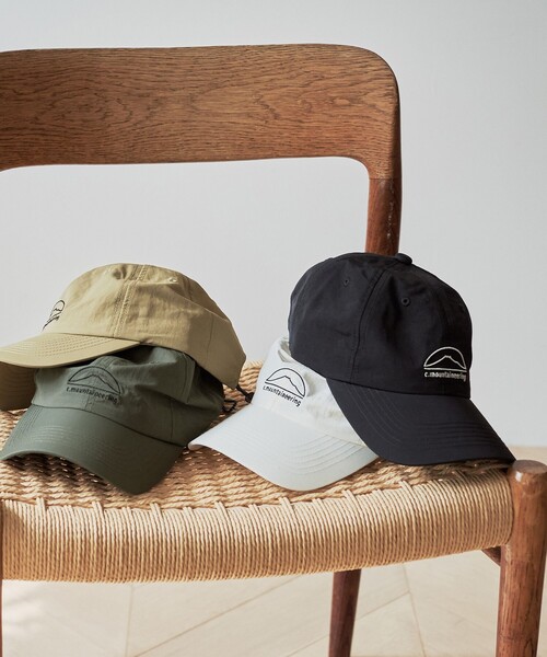 coen（コーエン）の「【C.mt】ナイロンロゴキャップ（キャップ・レディース・オフホワイト/ブラック/オリーブ/ベージュ・FREE）」の5枚目の写真