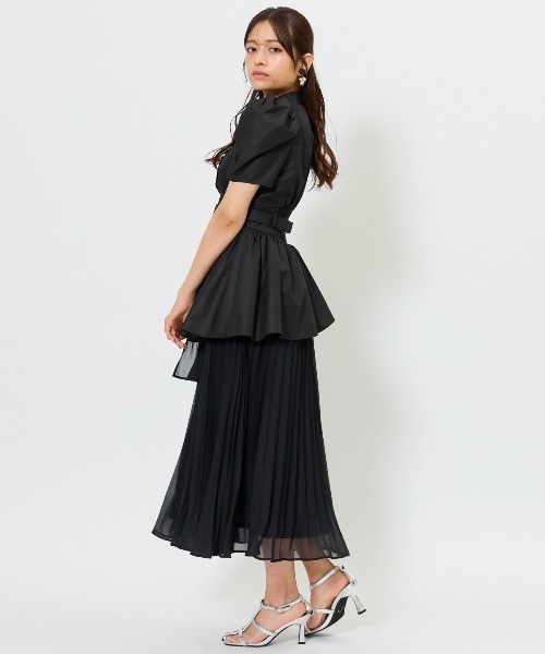 AND COUTURE（アンドクチュール）の「アシメプリーツティアード 