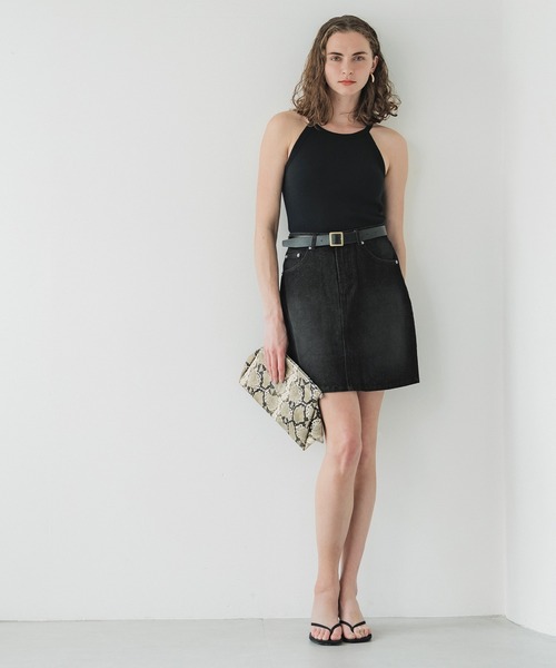 coca（coca）（コカ）の「デニムミニスカート（デニムスカート・レディース・ブラック/ブルー・S/M/L）」の11枚目の写真