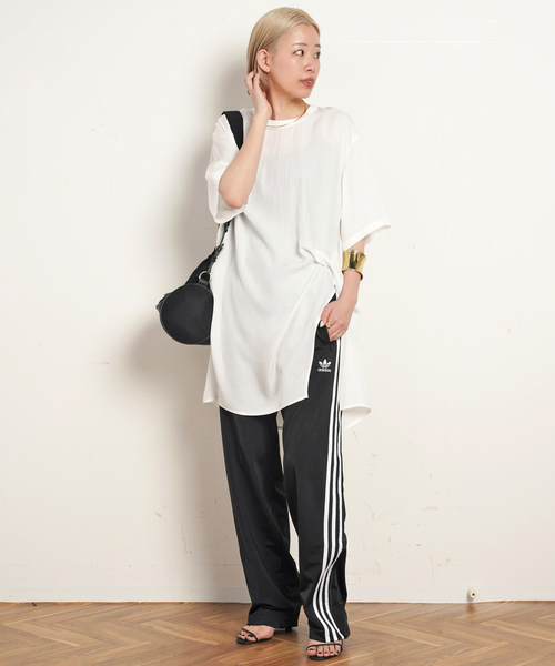 adidas（アディダス）の「【adidas/アディダス】ファイヤーバードトラックパンツ（スラックス・レディース・ブラック・38/36）」の4枚目の写真