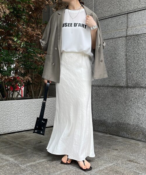 ジョーゼットロゴTEE（シャツ/ブラウス）｜DouDou（ドゥドゥ）の