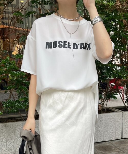ジョーゼットロゴTEE（シャツ/ブラウス）｜DouDou（ドゥドゥ）の