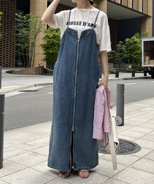 DouDou(ドゥドゥ)の「ジョーゼットロゴTEE(シャツ/ブラウス・レディース・チャコールグレー/オフホワイト/ライトグレー・FREE)」の13枚目の写真