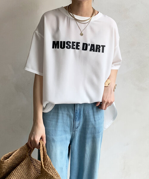 WEB限定】ジョーゼットロゴTEE | DOUDOU(ドゥドゥ)レディース