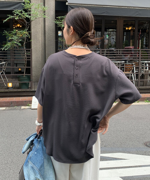 ジョーゼットロゴTEE（シャツ/ブラウス）｜DouDou（ドゥドゥ）の