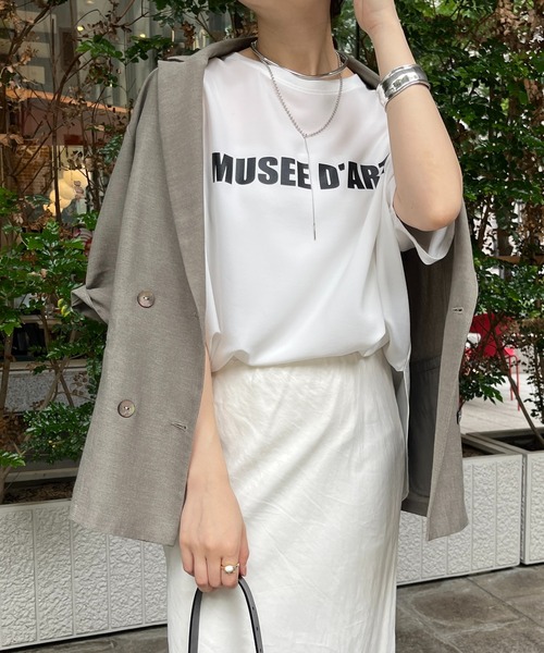 ジョーゼットロゴTEE（シャツ/ブラウス）｜DouDou（ドゥドゥ）の