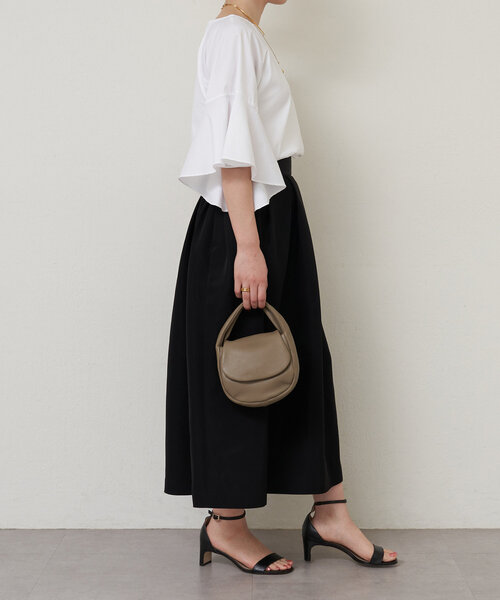 LIVETART(リヴェタート)の「フレアデザインスリーブブラウス(シャツ/ブラウス・レディース・ホワイト/グリーン・FREE)」の3枚目の写真