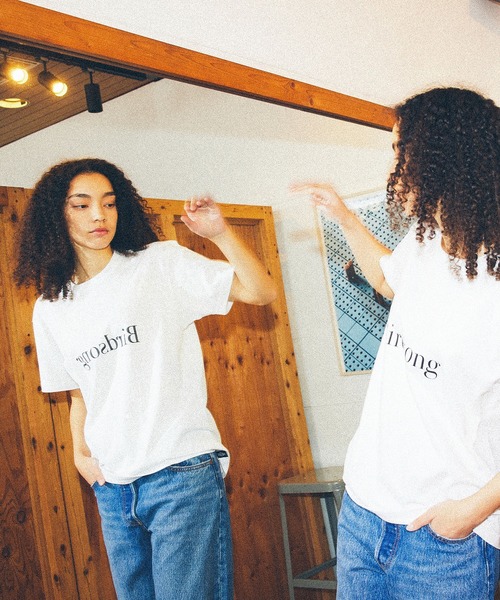 POET MEETS DUBWISE（ポエットミーツダブワイズ）の「POET MEETS DUBWISE/ポエトミーツダブワイズ BIRDSONG T-shirt（Tシャツ/カットソー・メンズ・ブラック系その他/ホワイト・L/M/XL）」の10枚目の写真