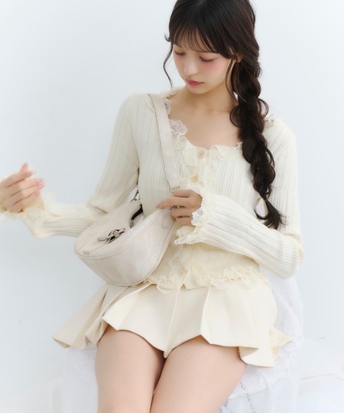 TITTY&CO.(ティティーアンドコー)の「ムーンカーブヴィンテージショルダー(ショルダーバッグ・レディース・ピンク/グレー/ブルー/アイボリー・FREE)」の20枚目の写真