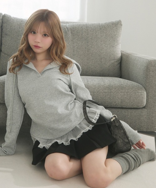 TITTY&CO.(ティティーアンドコー)の「ムーンカーブヴィンテージショルダー(ショルダーバッグ・レディース・ピンク/グレー/ブルー/アイボリー・FREE)」の13枚目の写真