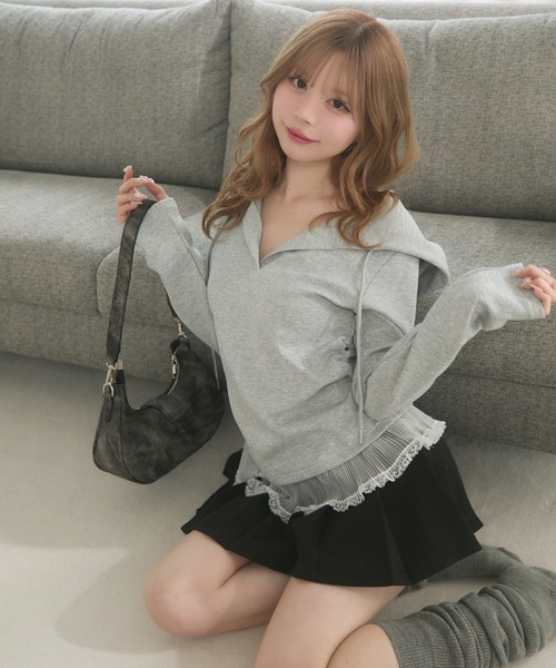 TITTY&CO.(ティティーアンドコー)の「ムーンカーブヴィンテージショルダー(ショルダーバッグ・レディース・ピンク/グレー/ブルー/アイボリー・FREE)」の14枚目の写真