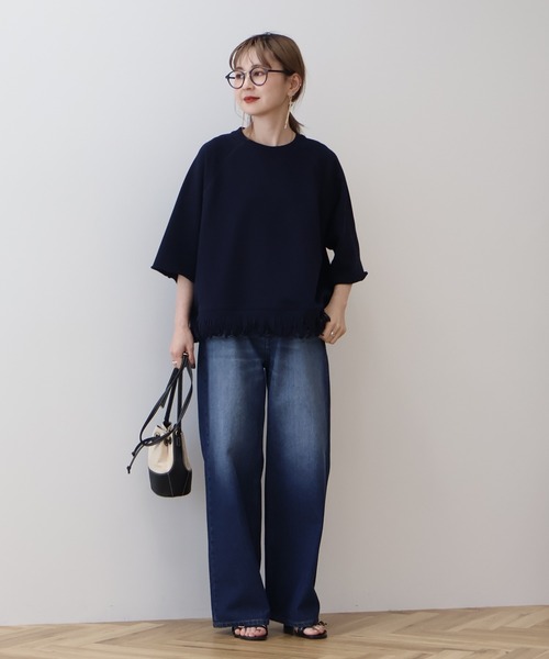 5まん さん専用　refomedリフォメッド　スウェット 45R富士アーチロゴプリント裏毛の908スウェット: WOMEN｜45R
