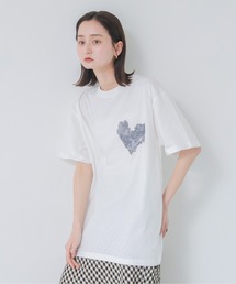 UNIT CHEST（ユニットチェスト）の「【UNIT CHEST】unique unisex T-shirt　VTFAコラボT ”discoloration” by COCOA MITOMA（Tシャツ/カットソー）」
