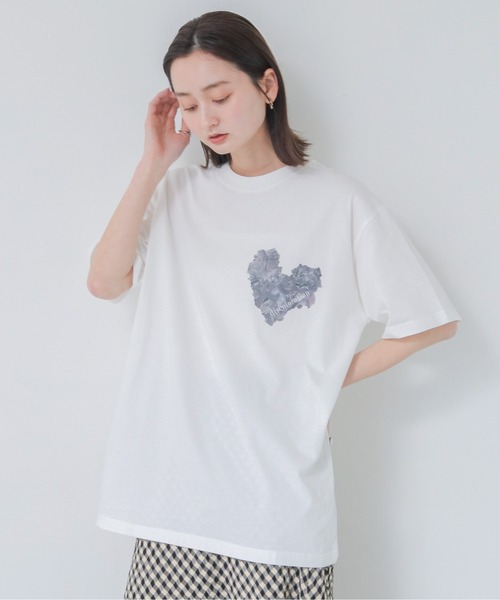 UNIT CHEST(ユニットチェスト)の「【UNIT CHEST】unique unisex T-shirt VTFAコラボT ”discoloration” by COCOA MITOMA(Tシャツ/カットソー・レディース・ホワイト/ブラック・S/M/L)」の5枚目の写真