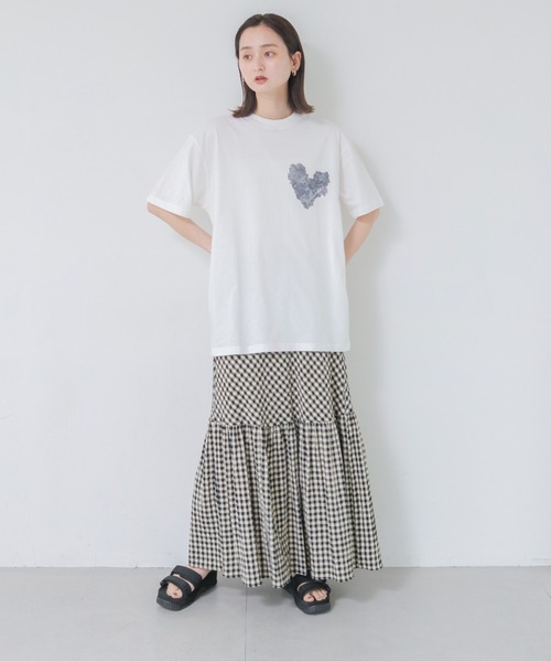 UNIT CHEST(ユニットチェスト)の「【UNIT CHEST】unique unisex T-shirt VTFAコラボT ”discoloration” by COCOA MITOMA(Tシャツ/カットソー・レディース・ホワイト/ブラック・S/M/L)」の7枚目の写真