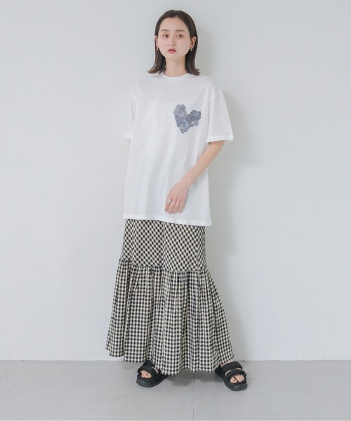 UNIT CHEST(ユニットチェスト)の「【UNIT CHEST】unique unisex T-shirt VTFAコラボT ”discoloration” by COCOA MITOMA(Tシャツ/カットソー・レディース・ホワイト/ブラック・S/M/L)」の6枚目の写真