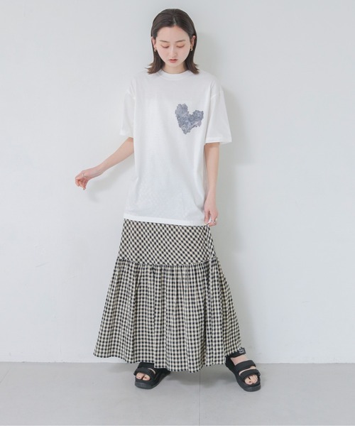 UNIT CHEST(ユニットチェスト)の「【UNIT CHEST】unique unisex T-shirt VTFAコラボT ”discoloration” by COCOA MITOMA(Tシャツ/カットソー・レディース・ホワイト/ブラック・S/M/L)」の8枚目の写真