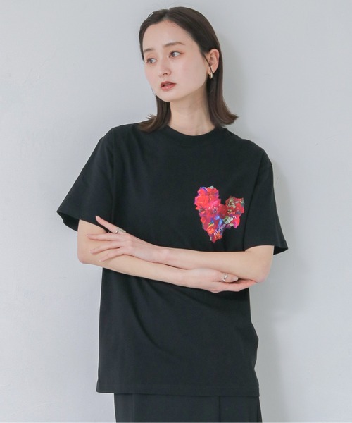 UNIT CHEST(ユニットチェスト)の「【UNIT CHEST】unique unisex T-shirt VTFAコラボT ”discoloration” by COCOA MITOMA(Tシャツ/カットソー・レディース・ホワイト/ブラック・S/M/L)」の11枚目の写真