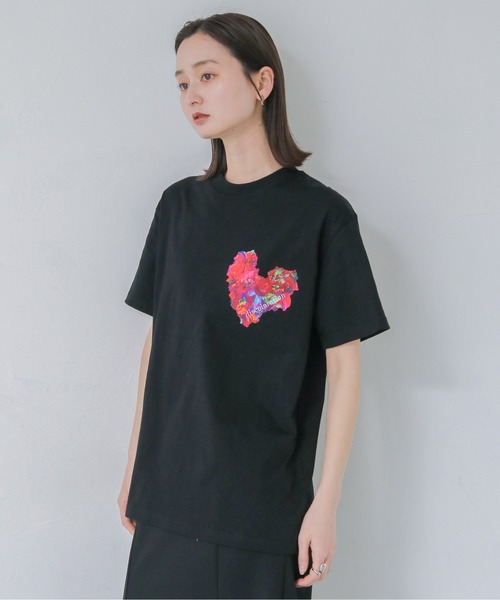 UNIT CHEST(ユニットチェスト)の「【UNIT CHEST】unique unisex T-shirt VTFAコラボT ”discoloration” by COCOA MITOMA(Tシャツ/カットソー・レディース・ホワイト/ブラック・S/M/L)」の14枚目の写真