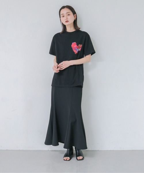 UNIT CHEST(ユニットチェスト)の「【UNIT CHEST】unique unisex T-shirt VTFAコラボT ”discoloration” by COCOA MITOMA(Tシャツ/カットソー・レディース・ホワイト/ブラック・S/M/L)」の16枚目の写真