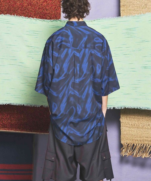 美品　MAISON SPECIAL プライムオーバーレギュラーカラーシャツ UNISEX》【THOMAS MASON】Prime-Over Shirt/トーマスメイソン