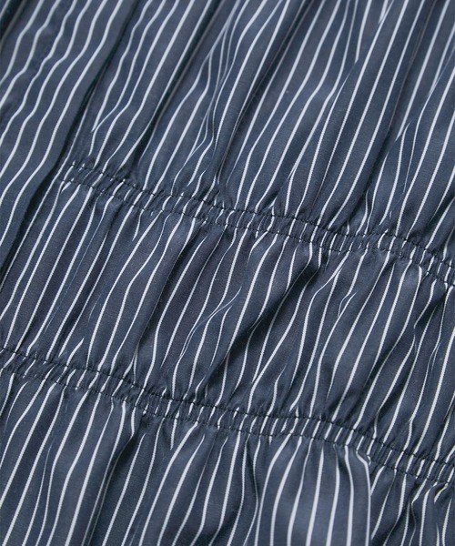 VIS(ビス)の「【店頭人気】シャーリングバルーンシャツ(シャツ/ブラウス・レディース・ピンク系その他2/ホワイト/グレー/ブルー/ブルー系その他/ブルー系その他5・FREE)」の12枚目の写真