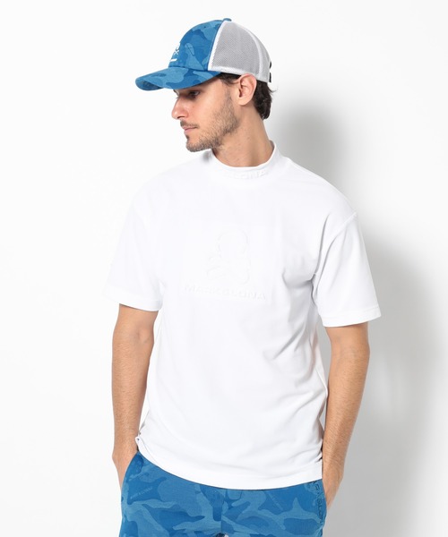 MARK & LONA(マークアンドロナ)の「Ever ECONYLR Mock Neck Tee | MEN(Tシャツ/カットソー・メンズ・ホワイト/ブラック・48/46/50)」の2枚目の写真