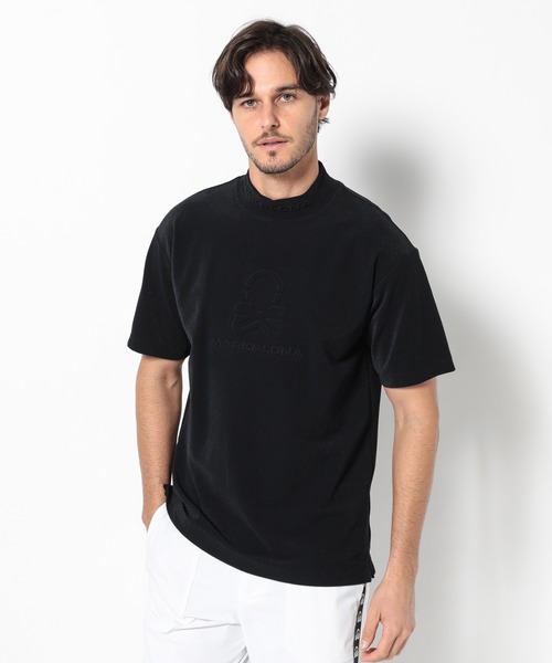 MARK & LONA(マークアンドロナ)の「Ever ECONYLR Mock Neck Tee | MEN(Tシャツ/カットソー・メンズ・ホワイト/ブラック・48/46/50)」の1枚目の写真